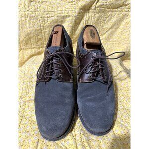 J&M 1850 Collection Men’s Leather Blue And Tan Sheepskin Memory‎ foam Size 8